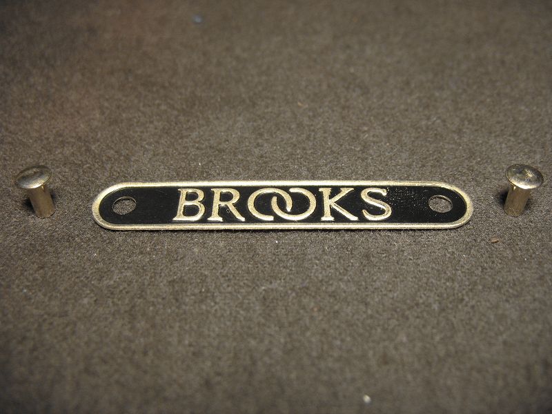 brooks saddle badge